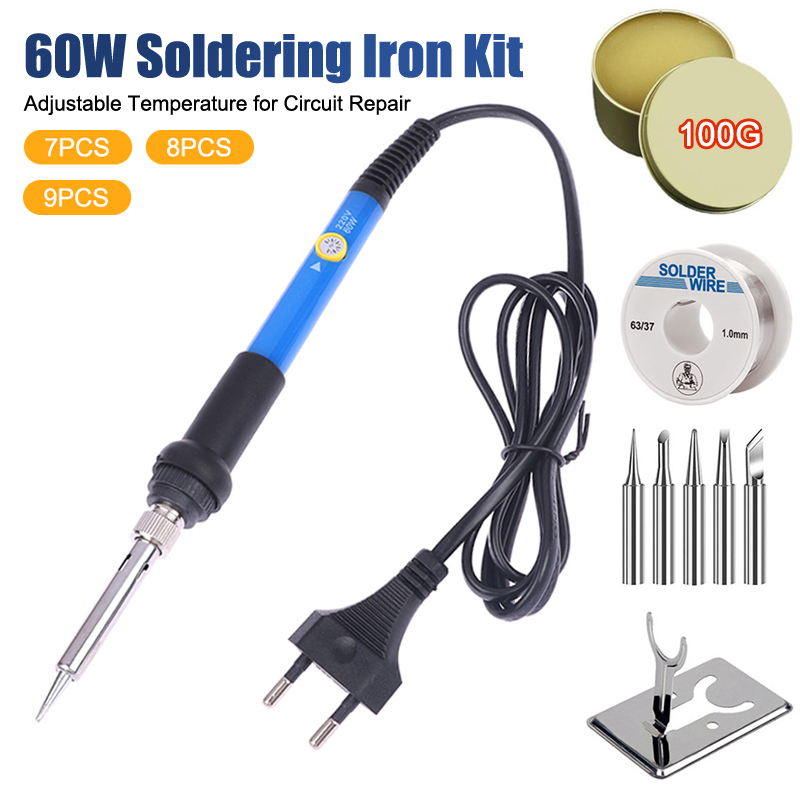 Electronics Repair Kit With Soldering Iron - مجموعة أدوات لحام كهربائية قابلة لضبط
