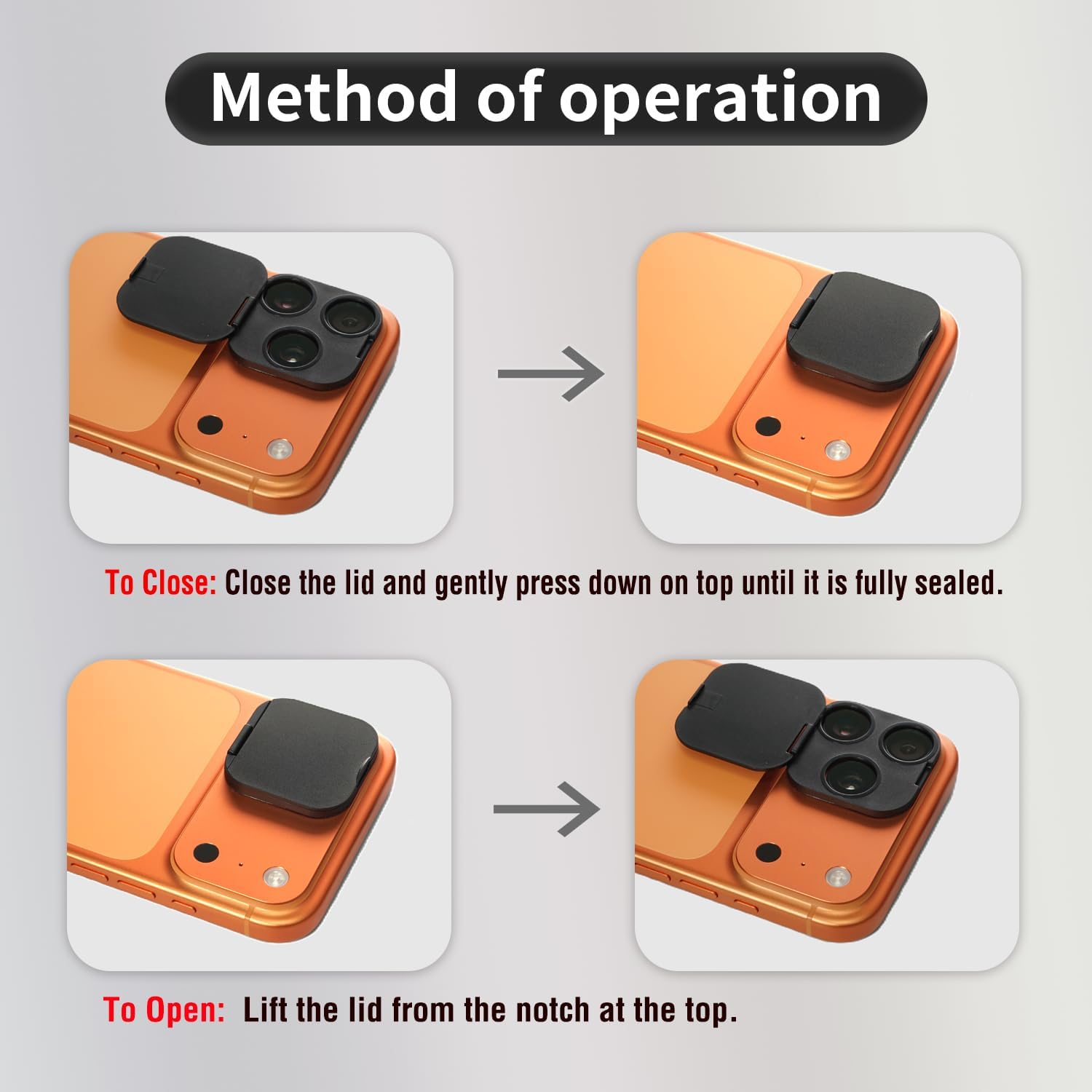 Back Cover Adhesive - غطاء عدسة كاميرا الهاتف للخصوصية والأمان