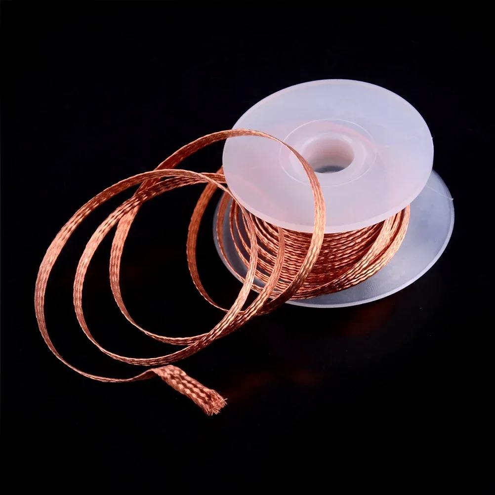 Solder Wick Braid - 1.0-4.0 مللي متر طول أسلاك لحام