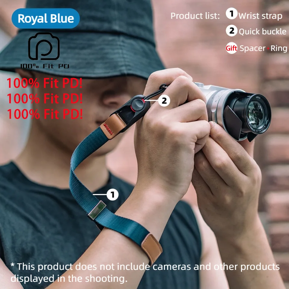 Sony Camera Zv-E10 - حزام رقبة ورسغ للكاميرا قابل للتعديل