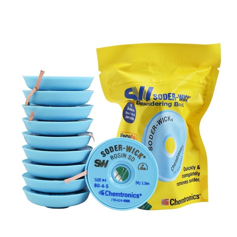 Solder Wick Braid - USA SW Chemtronics SODER الفتيل الاستاتيكيه