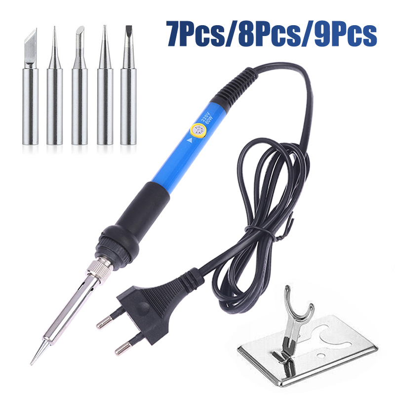 مجموعة أدوات لحام كهربائية قاب - مراجعة Electronics Repair Kit With Soldering Iron وسعره
