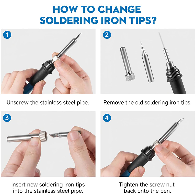 مجموعة أدوات لحام كهربائية قاب - مراجعة Electronics Repair Kit With Soldering Iron وسعره