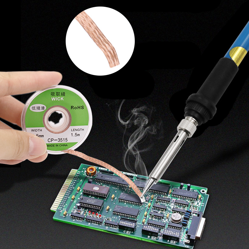 ديسولديرينغ جديلة شبكة لحام لح - مراجعة Solder Wick Braid وسعره