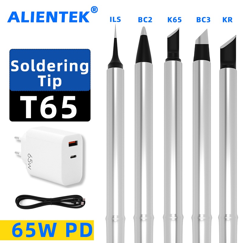 T65 سبيكة لحام تلميح T65-BC2 B - مراجعة Electronics Repair Kit With Soldering Iron وسعره