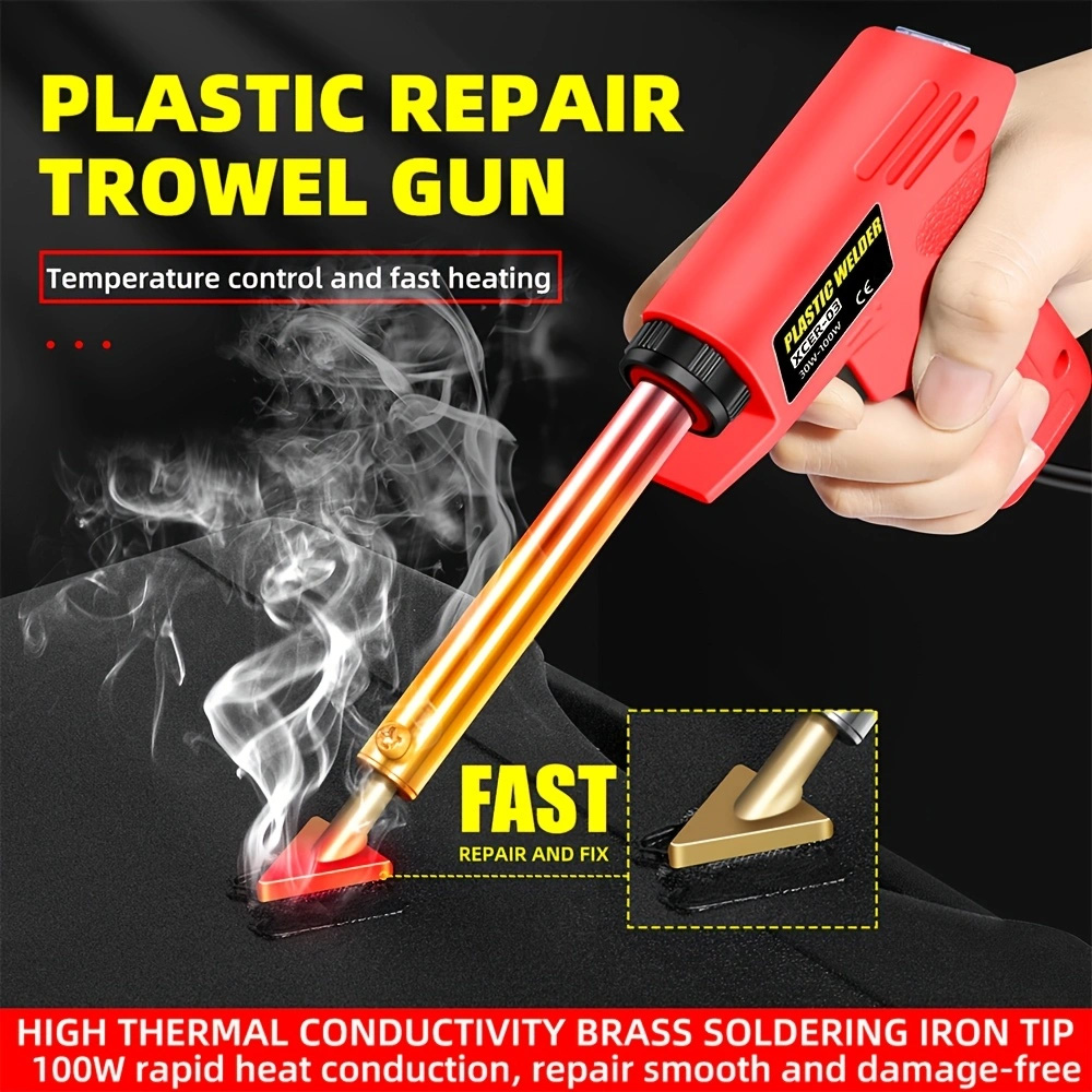 طقم مكواة لحام كهربائية 100 وا - مراجعة Electronics Repair Kit With Soldering Iron وسعره