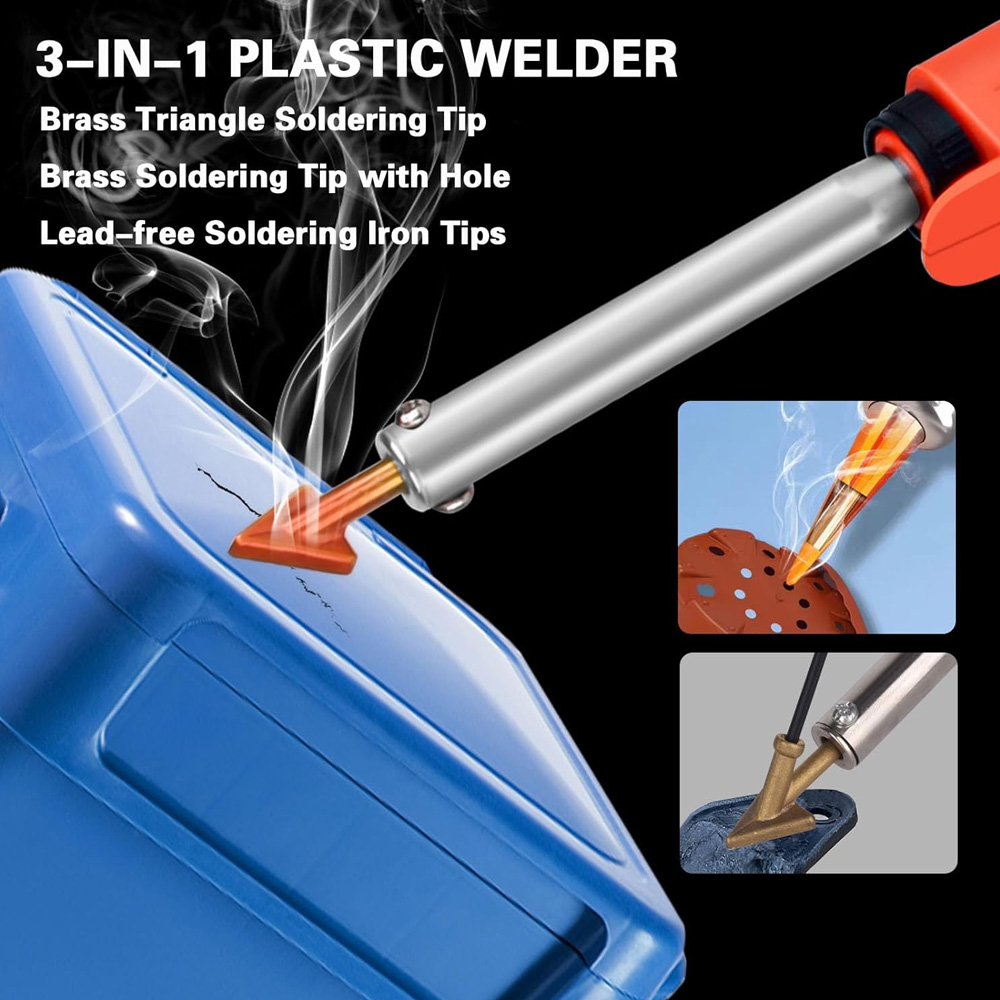 طقم مكواة لحام كهربائية 100 وا - مراجعة Electronics Repair Kit With Soldering Iron وسعره