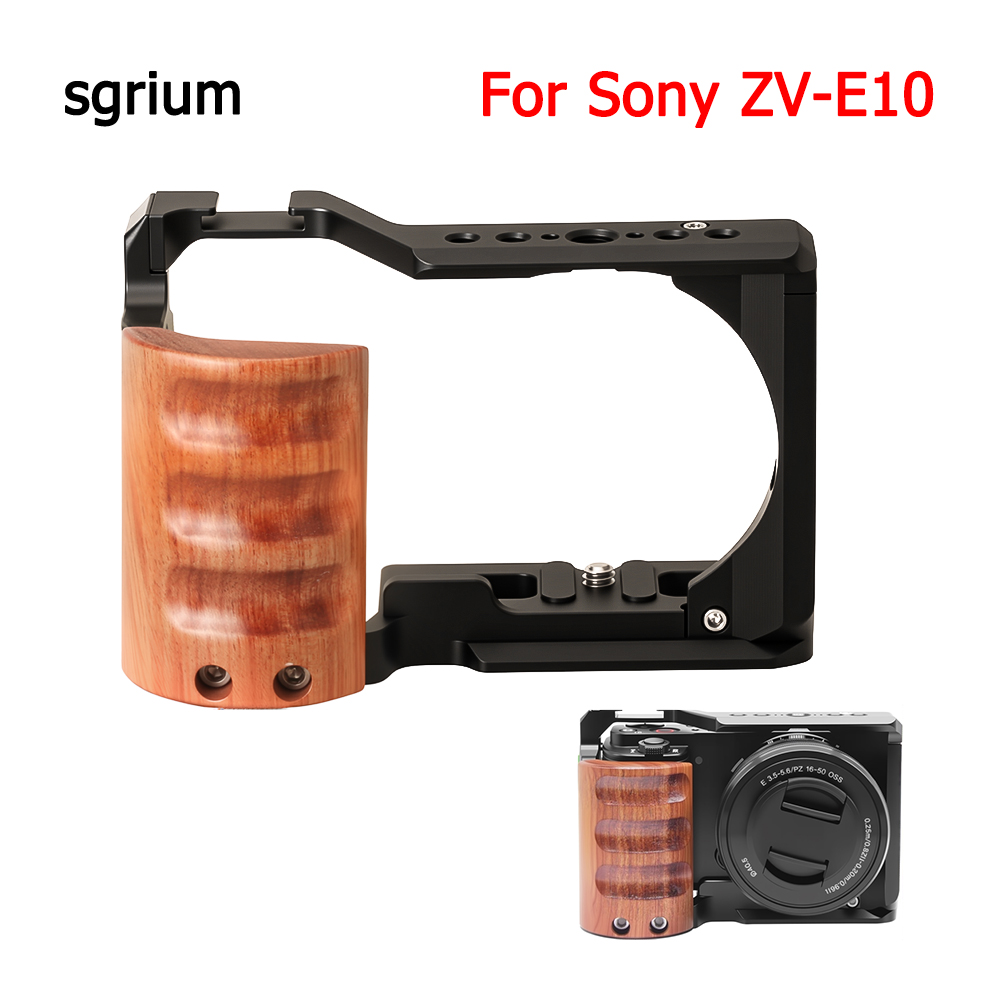 sgrium لسوني ZV-E10 قفص الكامي - مراجعة Sony Camera Zv-E10 وسعره