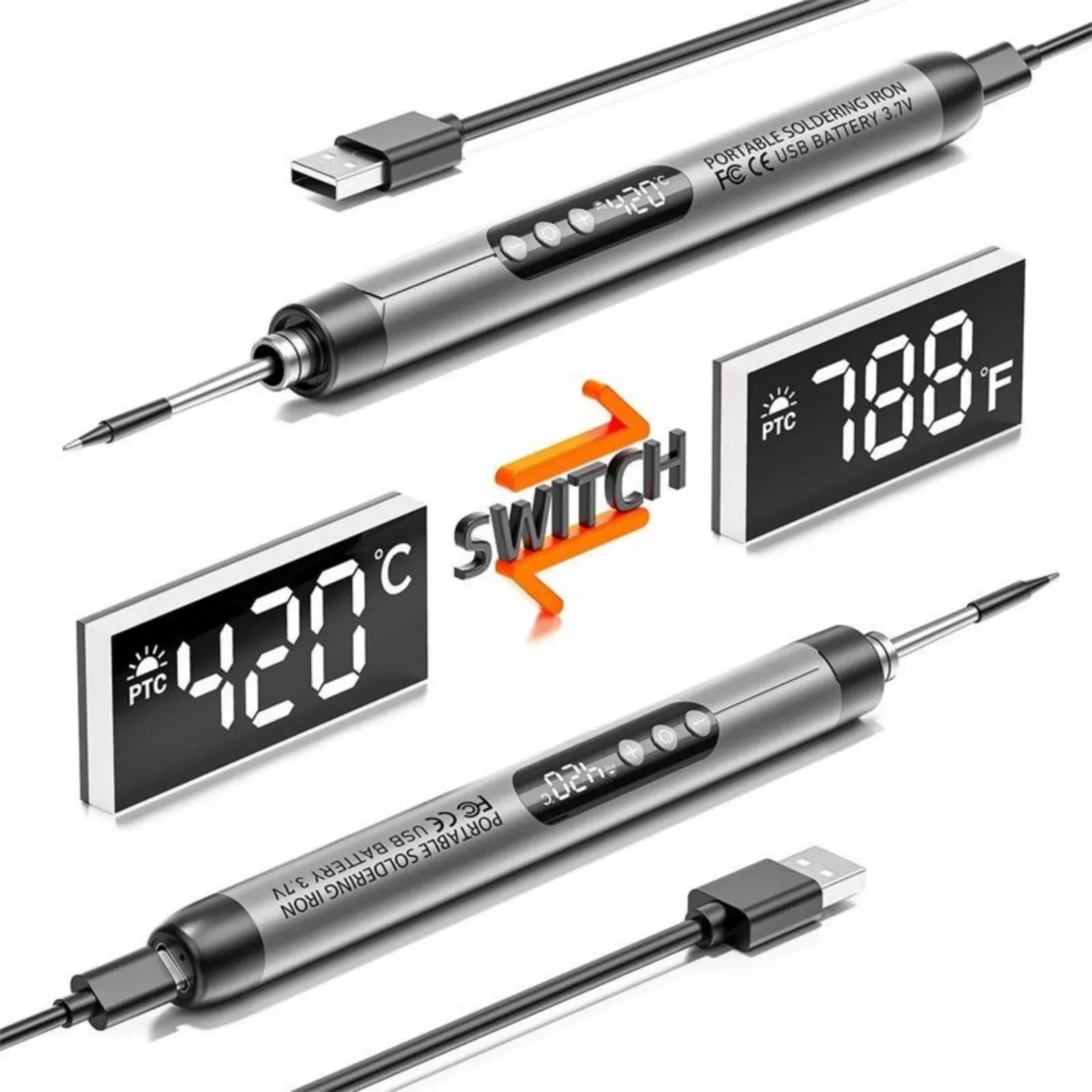 مكواة لحام صغيرة دقيقة قابلة ل - مراجعة Electronics Repair Kit With Soldering Iron وسعره