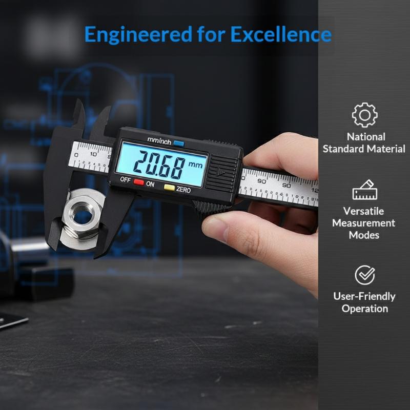 فرجار رقمي 6 بوصات 0-150 مم مع - مراجعة Electronics Repair Garage وسعره