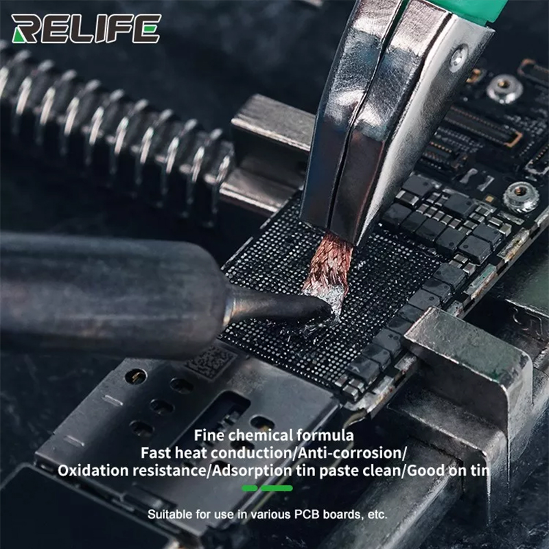 RELIFE ديسولديرينغ شبكة مكافحة - مراجعة Solder Wick Braid وسعره