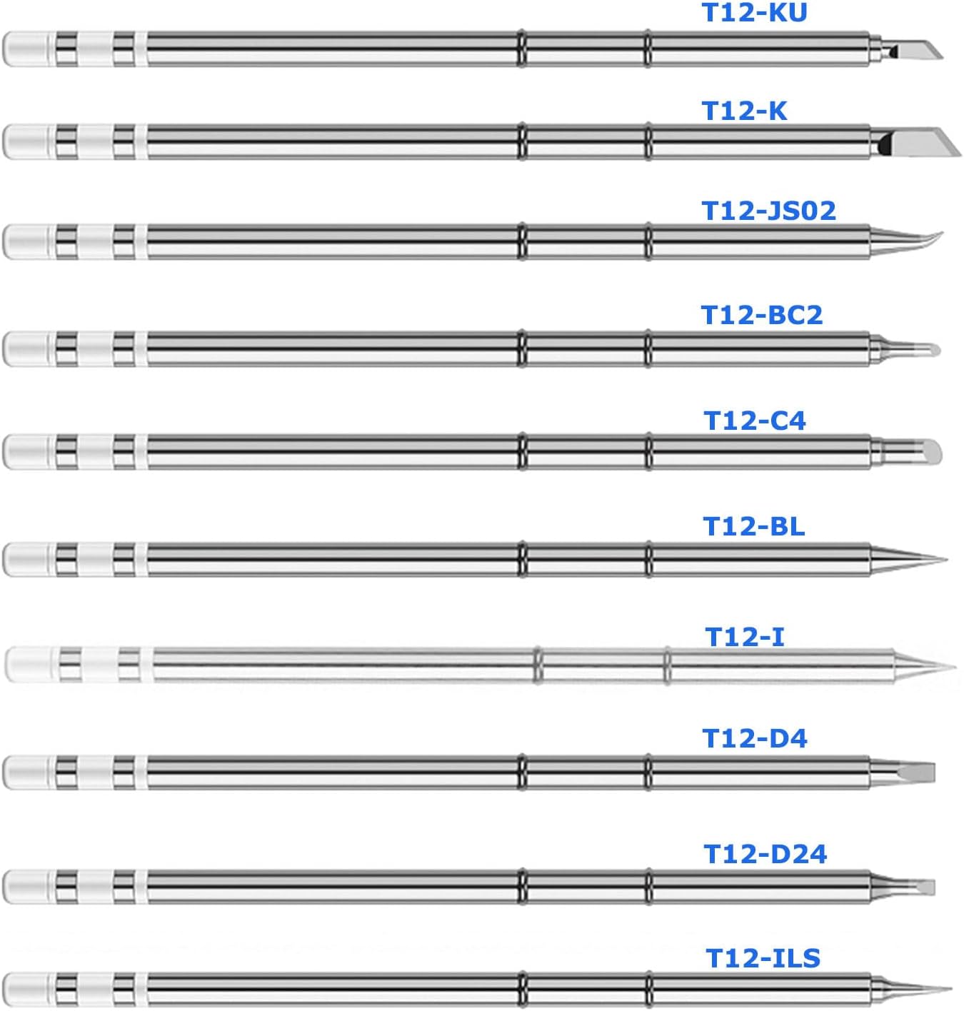 T12 سبيكة لحام كهربائي نصائح T - مراجعة Electronics Repair Kit With Soldering Iron وسعره