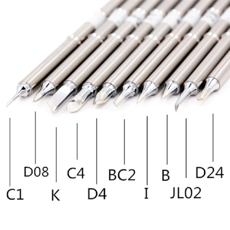 T12 سبيكة لحام كهربائي نصائح T - مراجعة Electronics Repair Kit With Soldering Iron وسعره