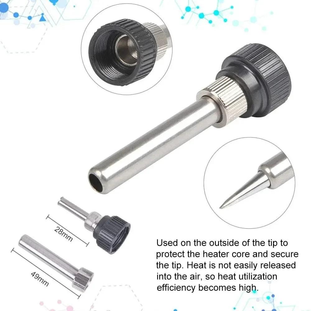 طقم 11 قطعة من رؤوس مكواة اللح - مراجعة Electronics Repair Kit With Soldering Iron وسعره