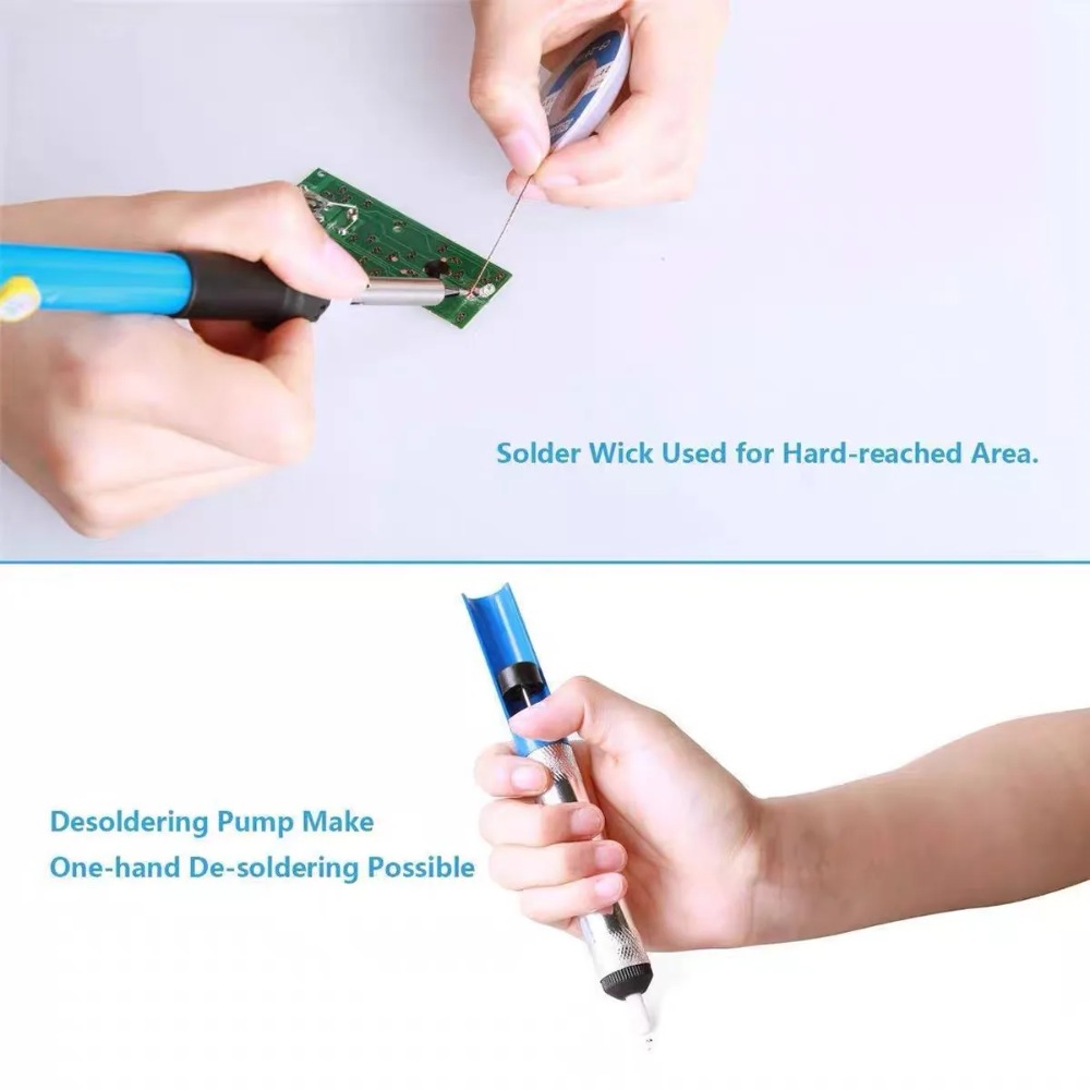 الألومنيوم ديسولديرينغ مضخة فر - مراجعة Solder Wick Braid وسعره