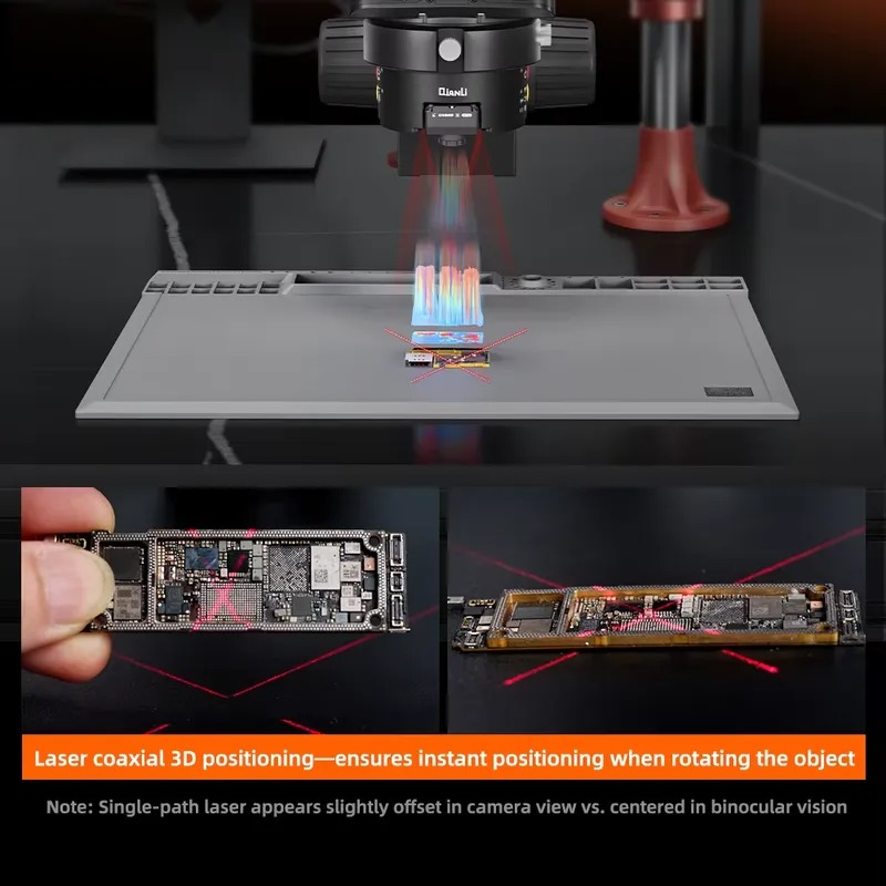 مجهر ثلاثي العدسات Qianli 6558 - مراجعة Electronic Repairing وسعره