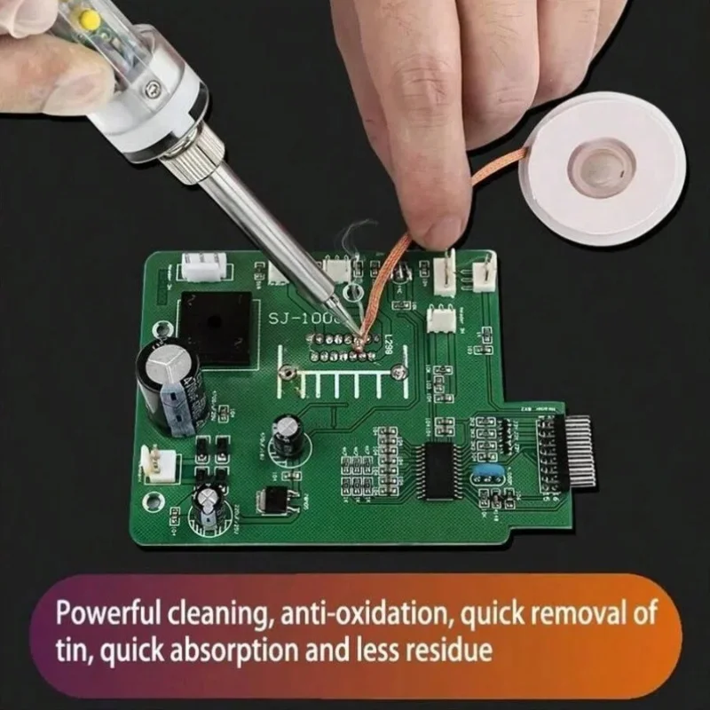 1.5 متر ديسولديرينغ جديلة الشر - مراجعة Solder Wick Braid وسعره