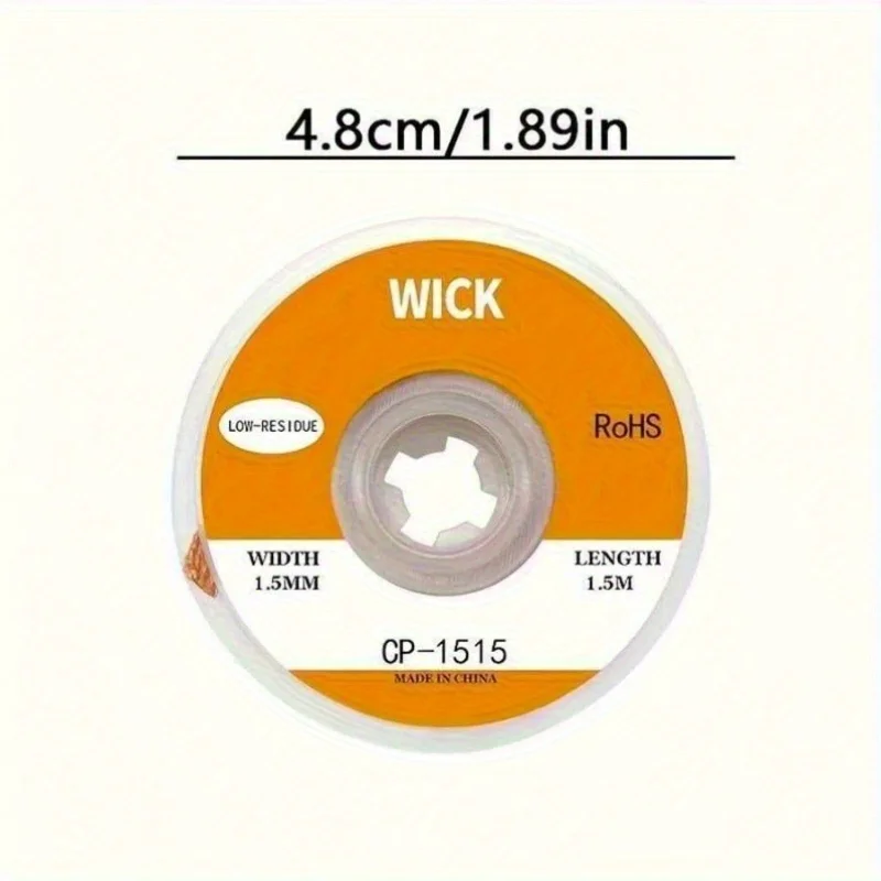 1.5 متر ديسولديرينغ جديلة الشر - مراجعة Solder Wick Braid وسعره