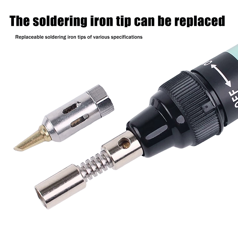 طقم لحام محمول، قلم لحام غاز ا - مراجعة Electronics Repair Kit With Soldering Iron وسعره