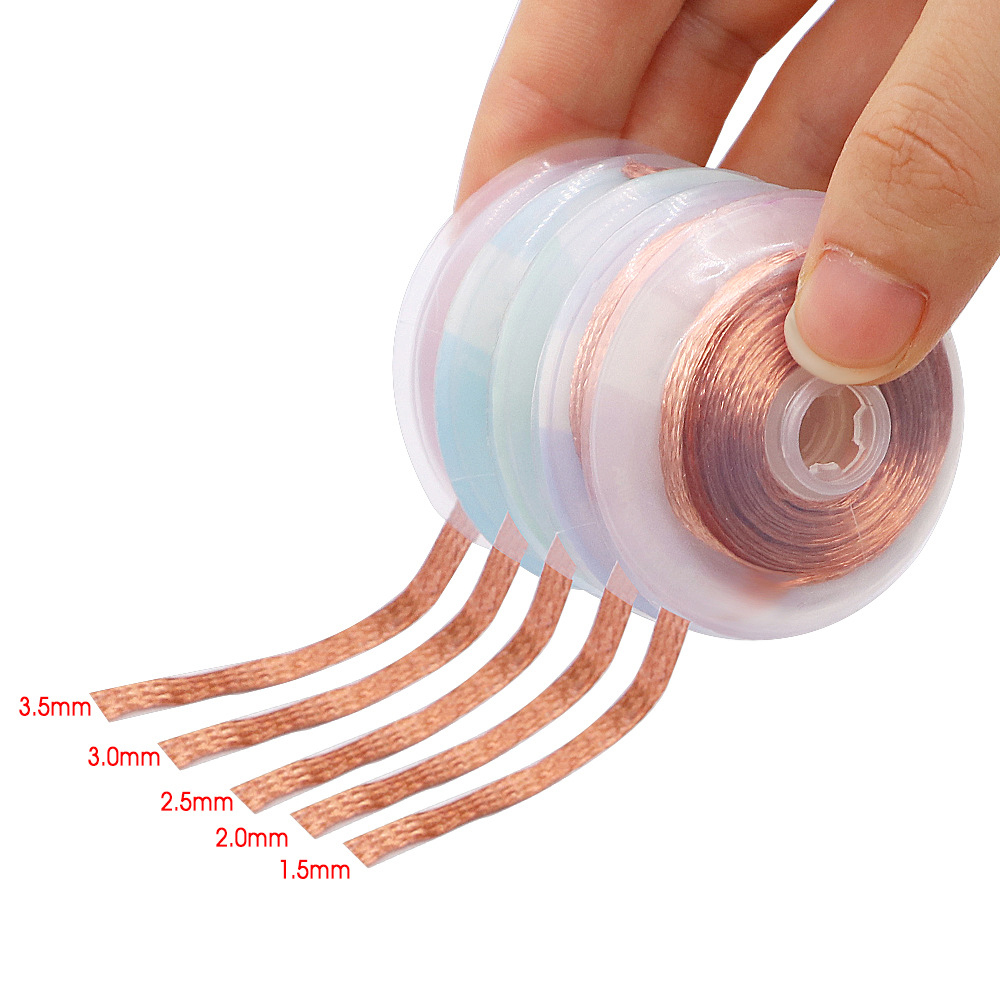 ديسولديرينغ جديلة لحام لحام مز - مراجعة Solder Wick Braid وسعره
