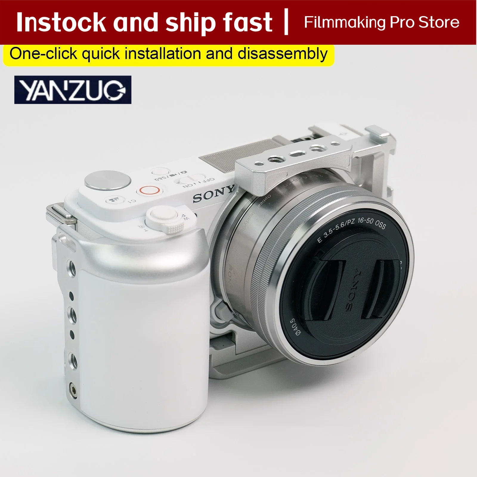 قفص كاميرا YANZUO ZV-E10 من سب - مراجعة Sony Camera Zv-E10 وسعره
