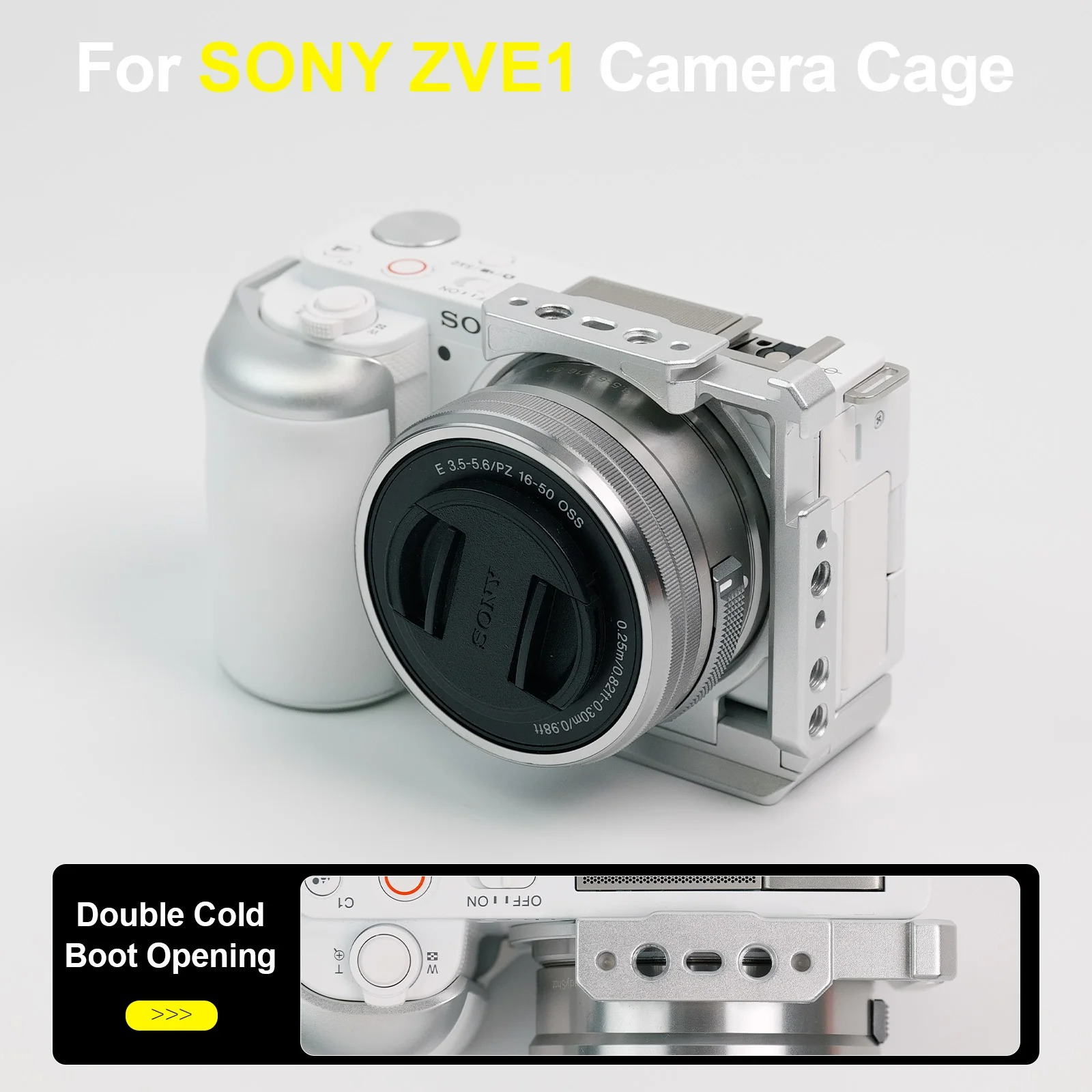 قفص كاميرا YANZUO ZV-E10 من سب - مراجعة Sony Camera Zv-E10 وسعره