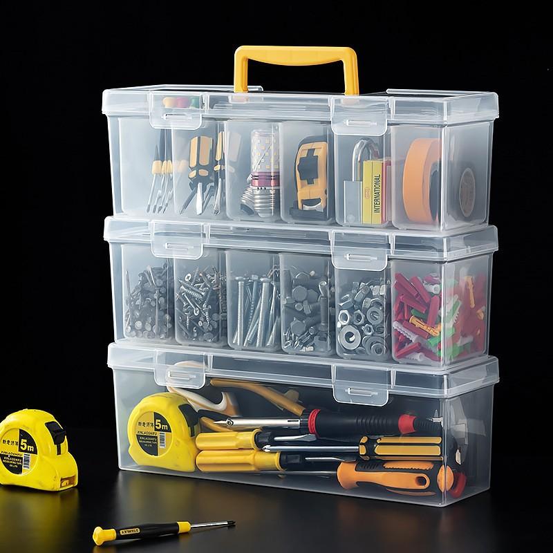 صندوق تخزين شفاف مكون من 7 قطع - مراجعة Electronics Repair Garage وسعره