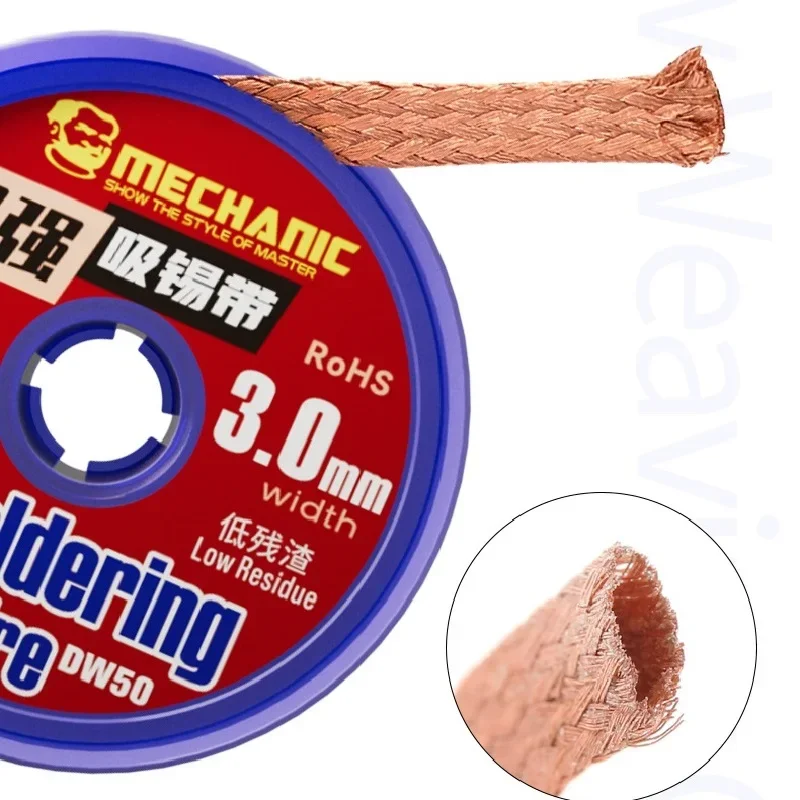 10 قطع من فتائل لحام النحاس عا - مراجعة Solder Wick Braid وسعره